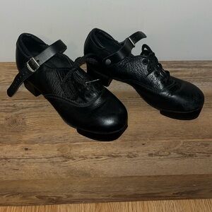 Girls Rutherford Irish Dance Shoes Super Flexi Leather Shoes Suede Sole UK 3